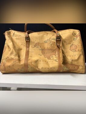 Vintage Gitano World Atlas Duffle Bag